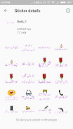 Urdu Sticker RAHI HIJAZI স্ক্রিনশট 1