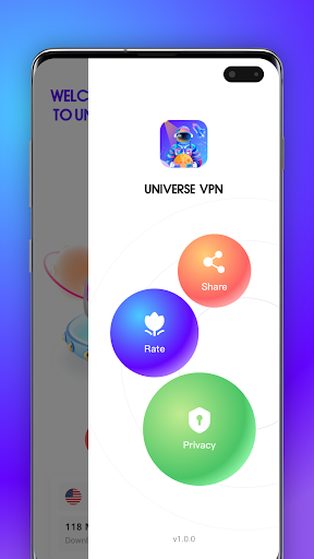 Universe VPN: Travel safely Tangkapan skrin 3