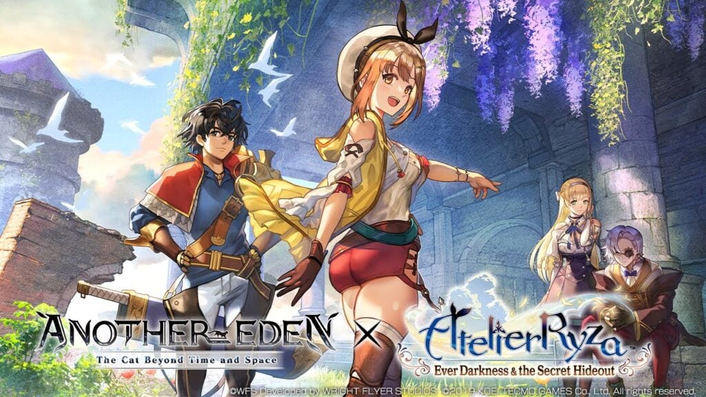 Atelier Ryza Crossover em Outro Éden: Gato Além do Tempo e do Espaço