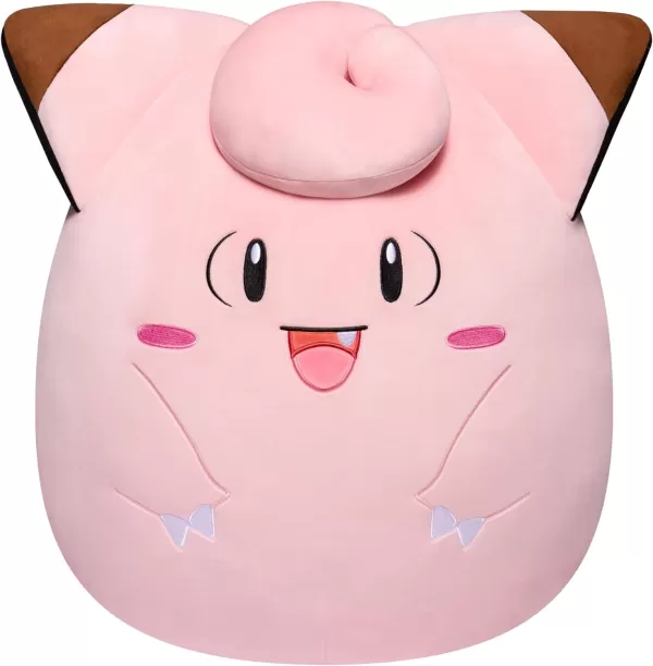 Squishmallows Pokemon 14-Inch Clefairy Plush
