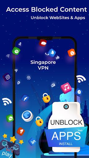 Singapore VPN - Free, Fast & Secure Captura de tela 3