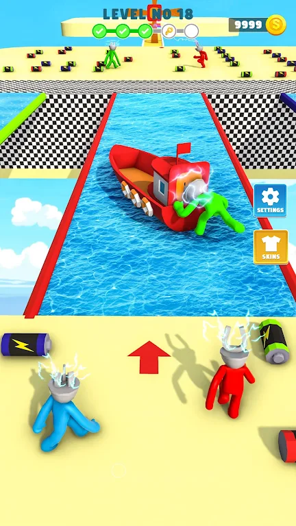 Head Connector Plug Race Game Screenshot 3