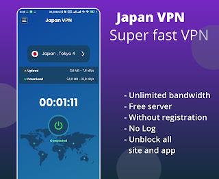 Japan VPN - Use Japan Proxy Ip स्क्रीनशॉट 0