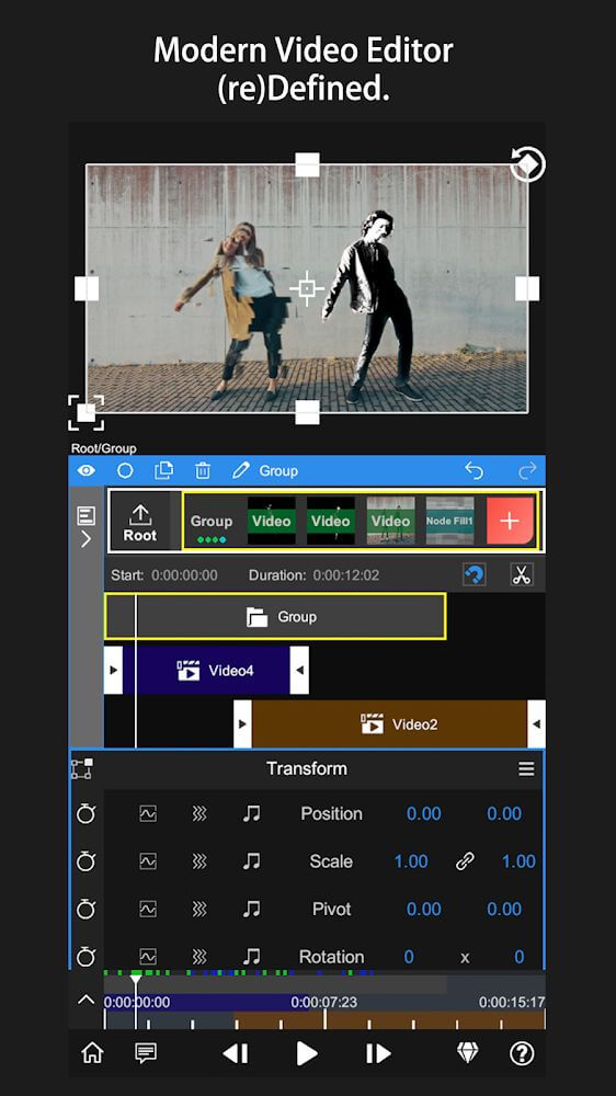 Node Video - Pro Video Editor Скриншот 1