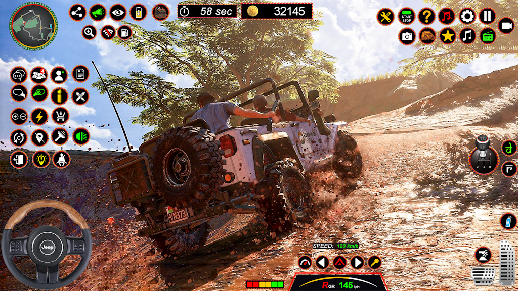 4x4 Jeep Driving Offroad Games應用截圖第3張