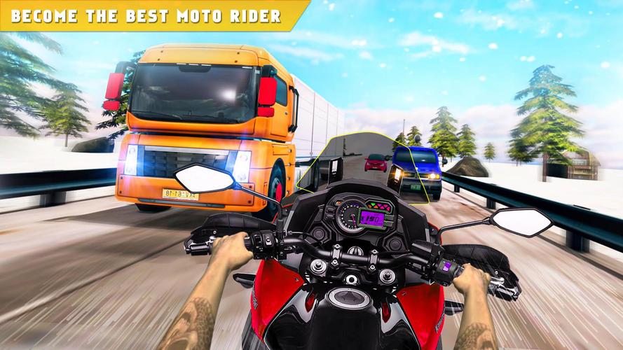 Highway Traffic Bike Race Moto Screenshot 3