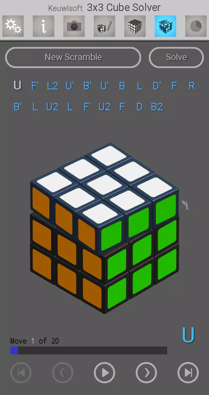 3x3 Cube Solver Скриншот 3