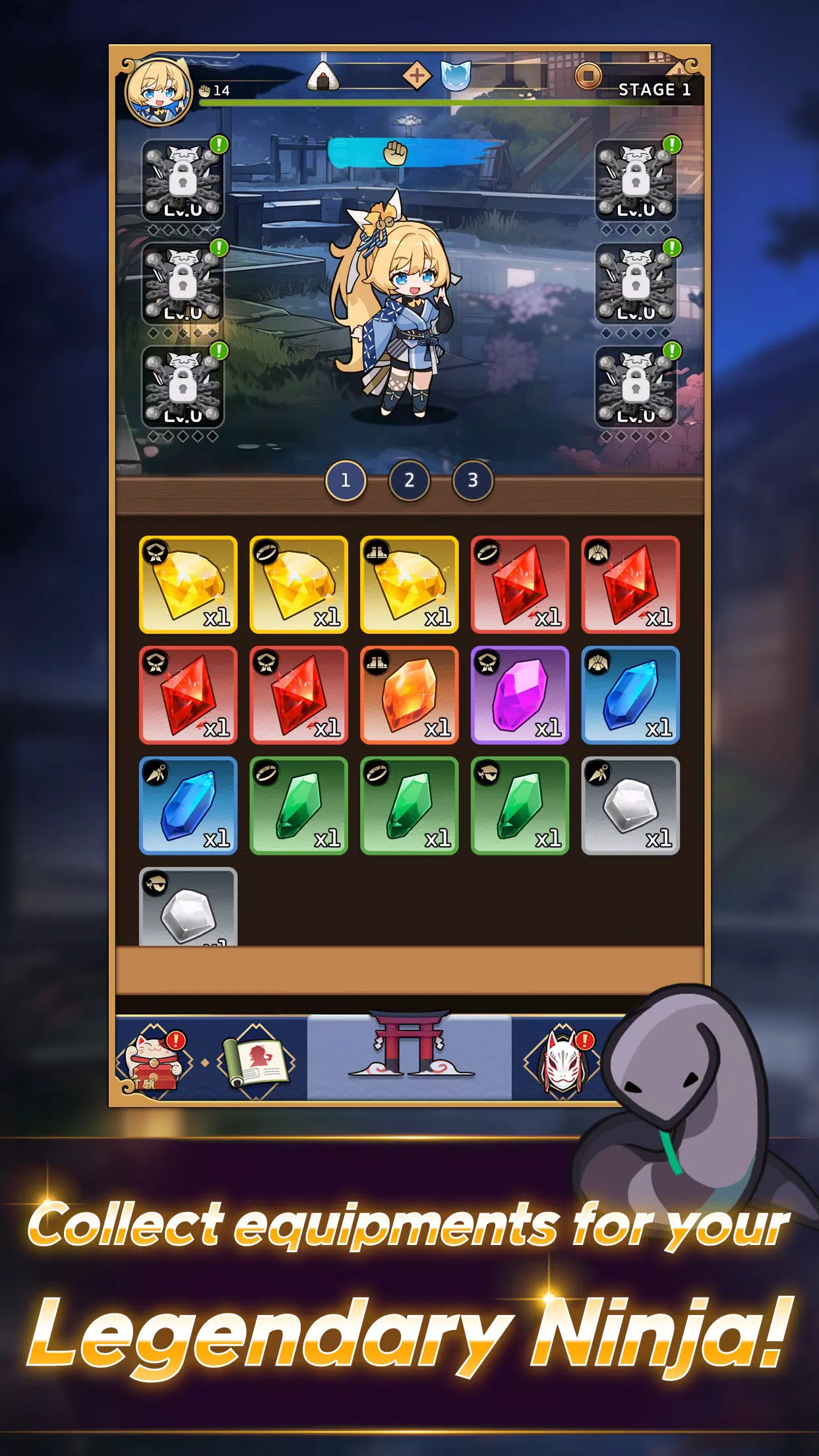 Ninja Defenders : Cat Shinobi Скриншот 3
