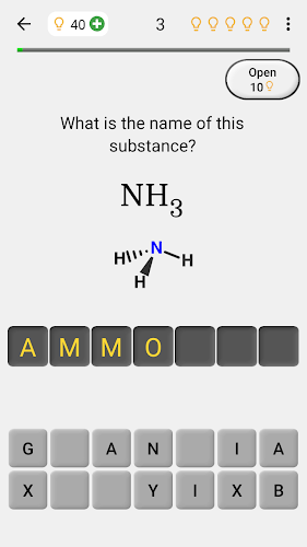 Chemical Substances: Chem-Quiz スクリーンショット 1