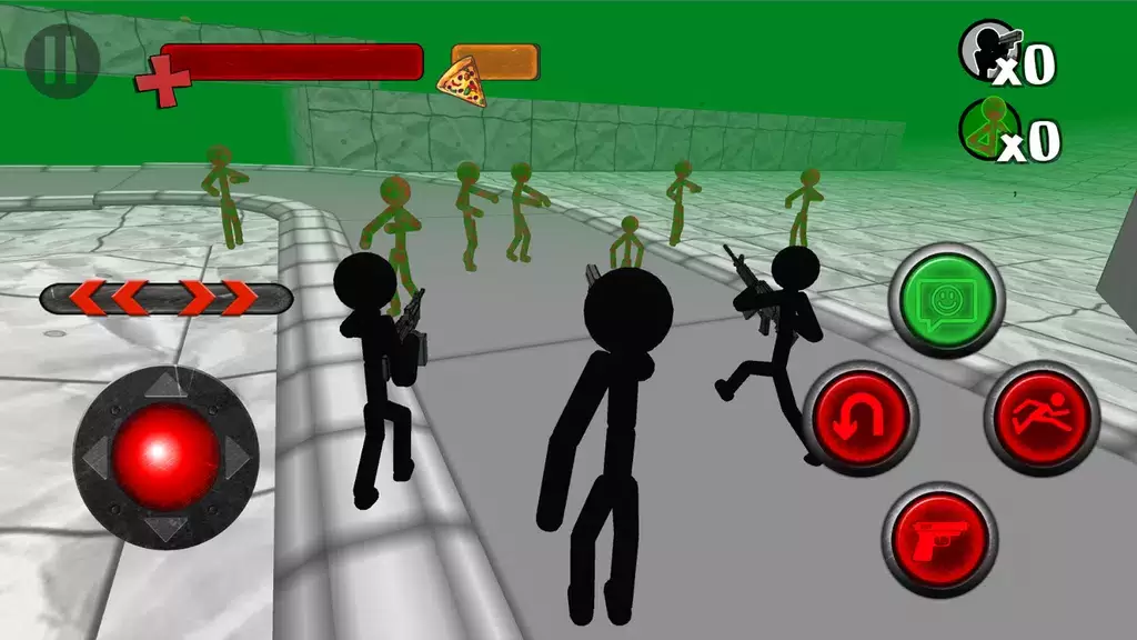 Stickman Zombie 3D Ảnh chụp màn hình 2