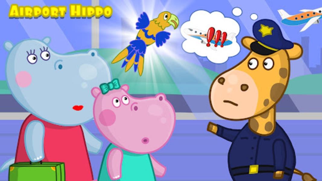 Hippo: Airport adventure Captura de tela 1