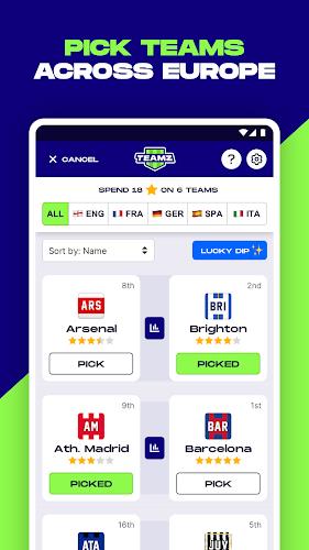 Fantasy Teamz Screenshot 1