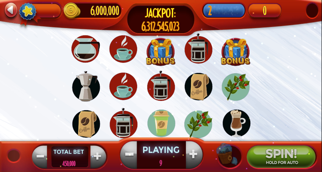 Coffee-Slot Machine Games Tangkapan skrin 0