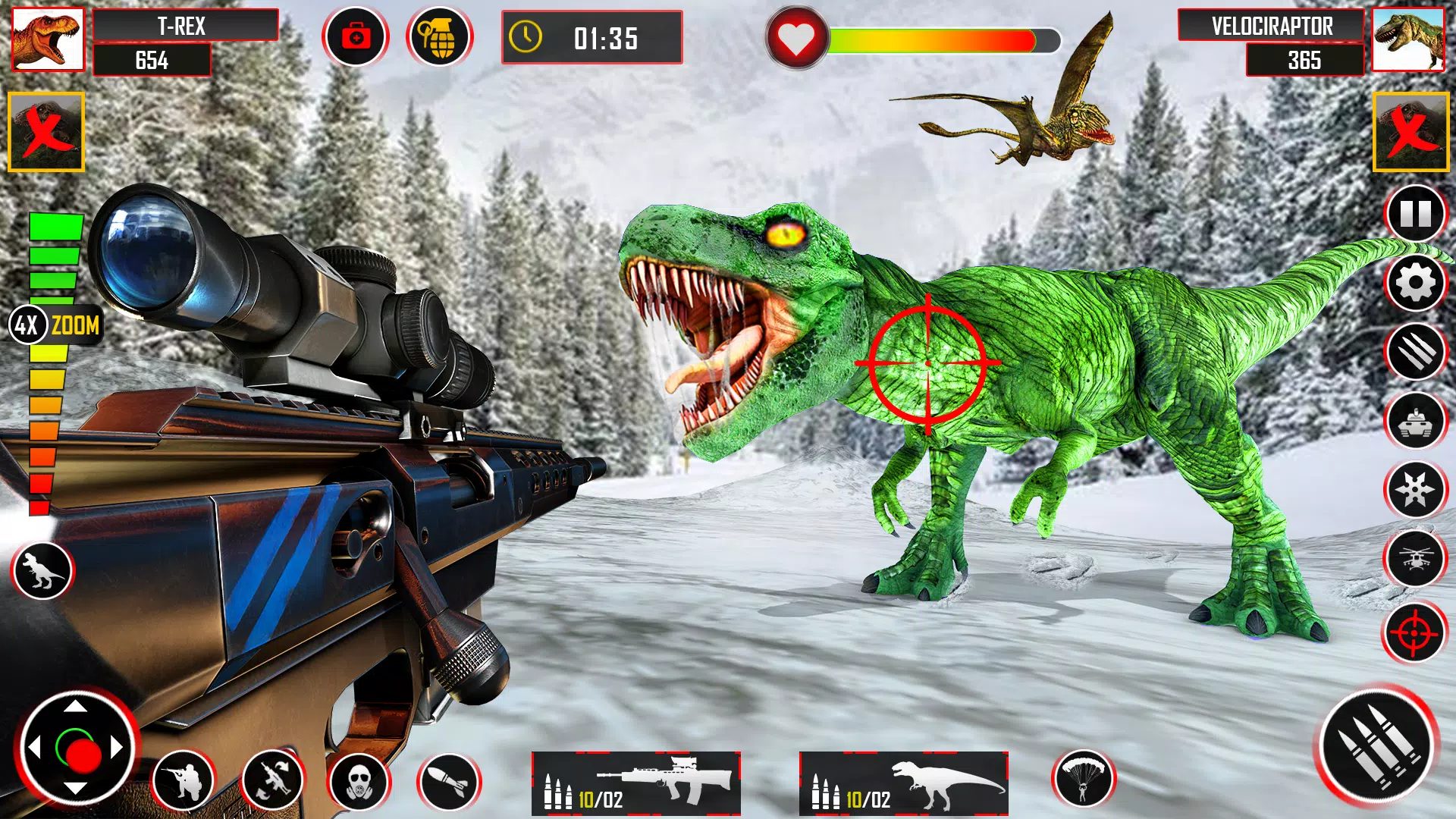 Wild Dino Hunting - Gun Games Ảnh chụp màn hình 2