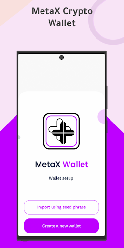 MetaX Wallet ဖန်သားပြင်ဓာတ်ပုံ 3