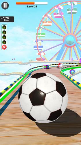 Sky Rolling Ball Master 3D ဖန်သားပြင်ဓာတ်ပုံ 2