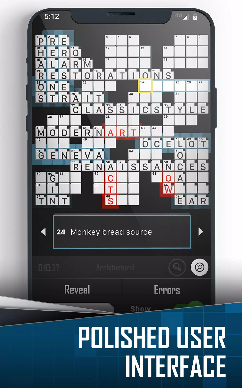 Crossword Puzzle Redstone Скриншот 2