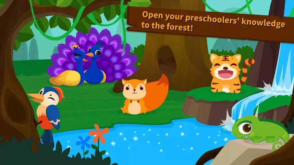 Little Panda's Forest Animals ภาพหน้าจอ 0