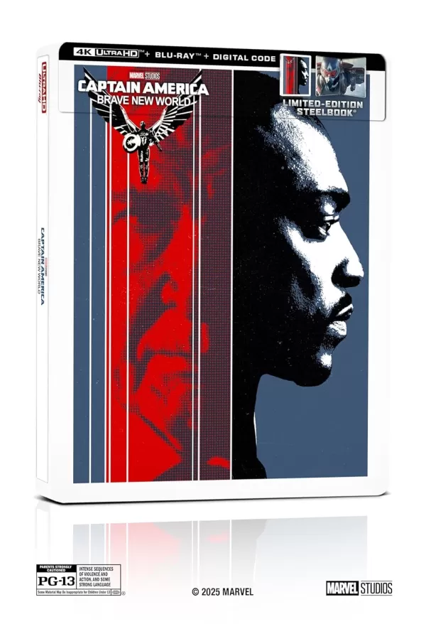 Capitão América: Brave New World 4K Steelbook agora disponível para pré -encomenda