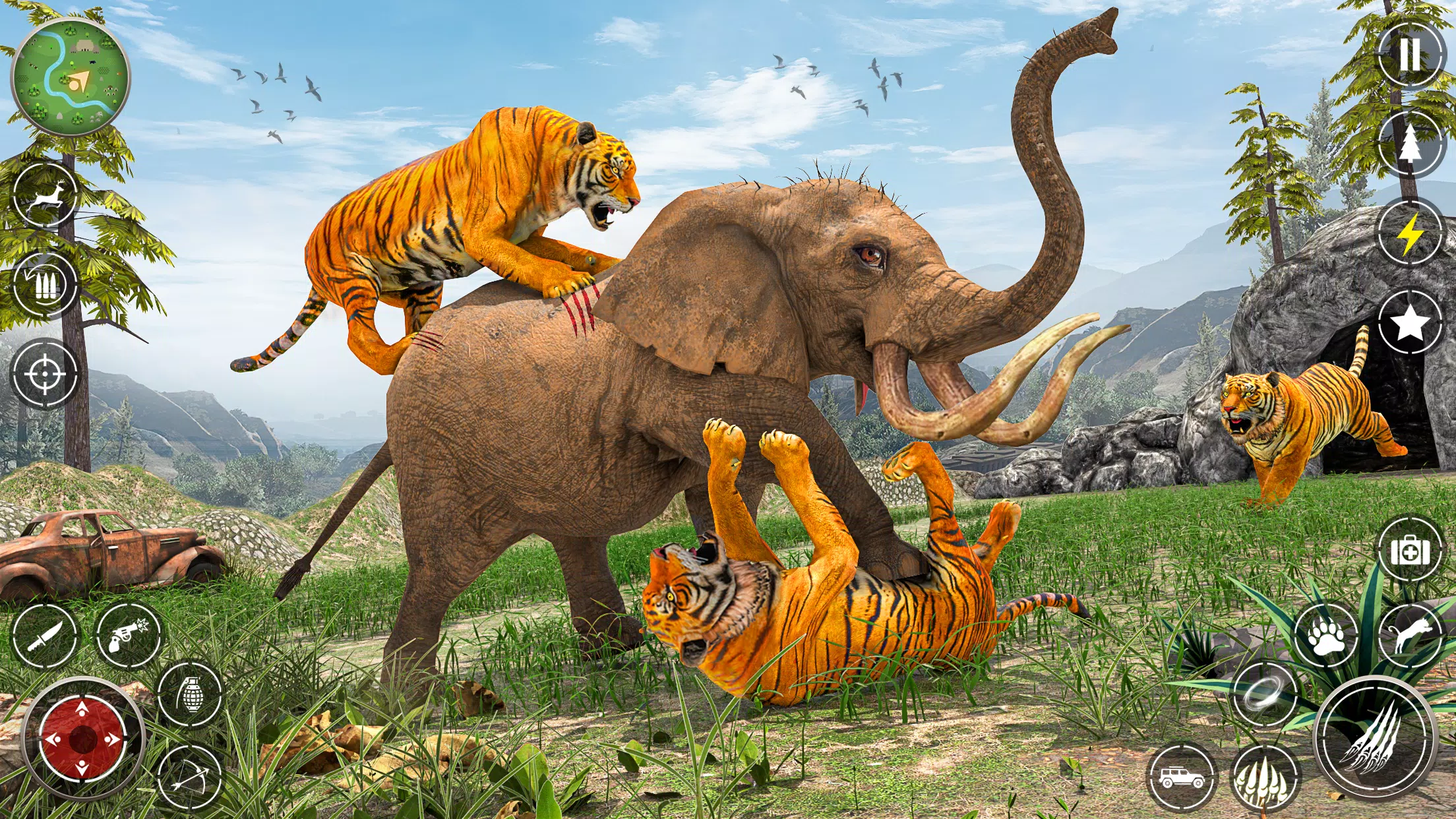 The Tiger Family Simulator 3D Captura de pantalla 0