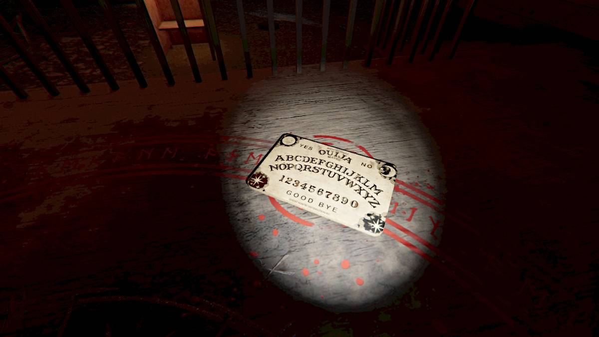 Board Ouija en phasmophobie dans le cadre d'un article sur les objets maudits.