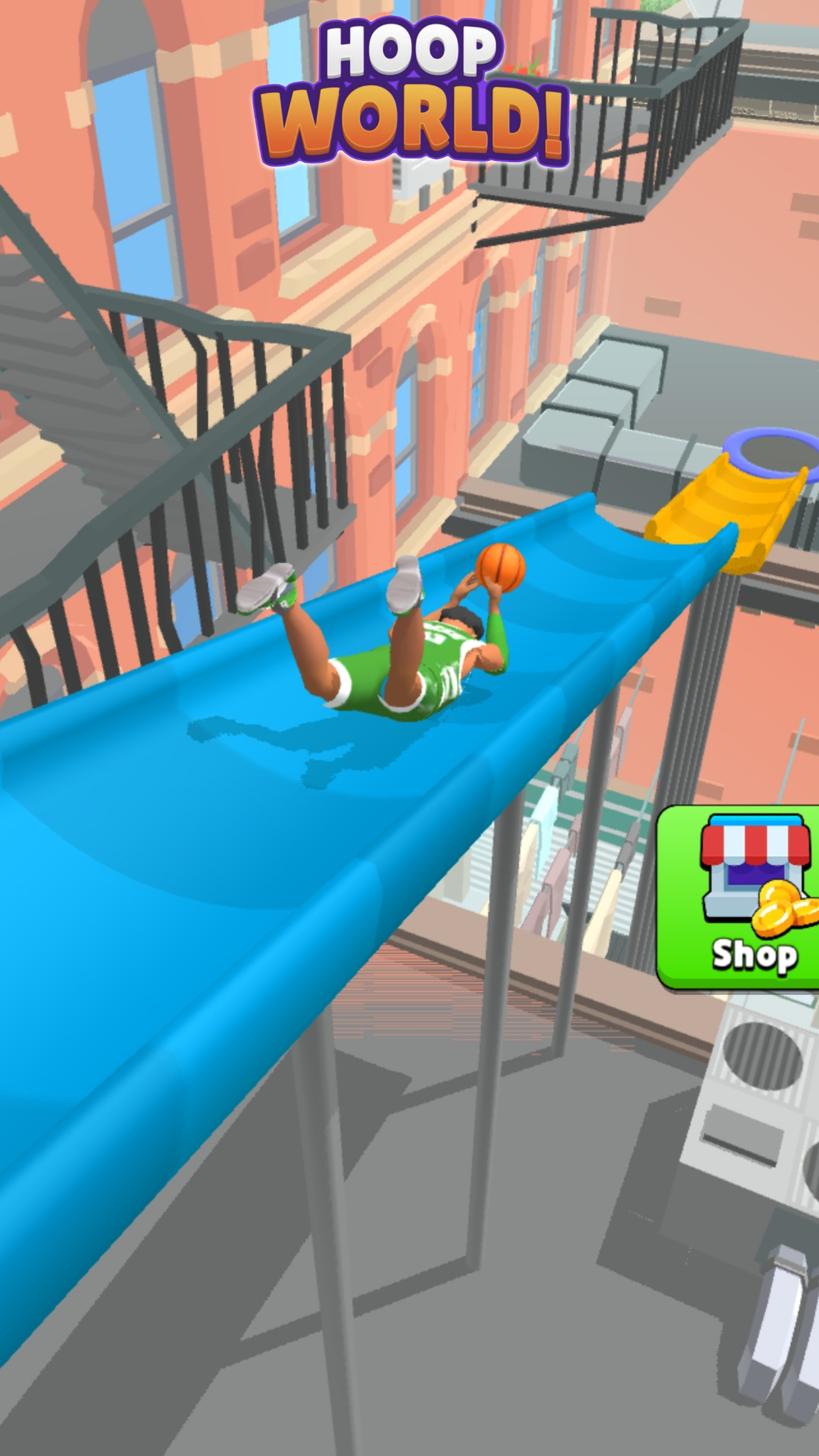 Hoop World: Flip Dunk Game 3D Capture d'écran 0