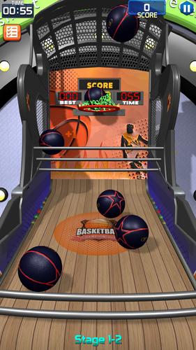 Flick Basketball Stages Screenshot 1