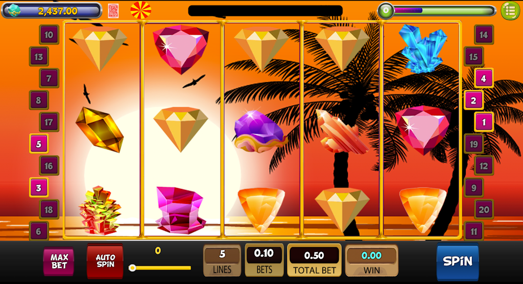 Jewel & Gems Wilds Slot! Ekran Görüntüsü 2