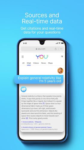 You.com — Personalized AI Chat স্ক্রিনশট 1