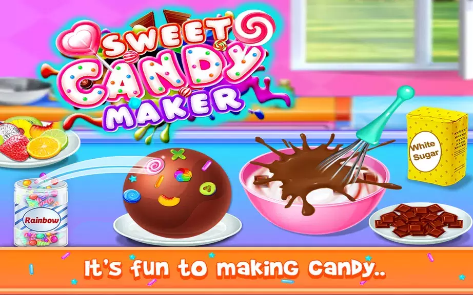 Sweet Candy Maker - Candy Game Ekran Görüntüsü 1