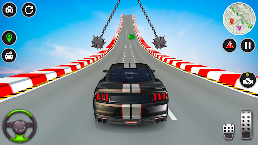 Ramp Car Stunt Racing Game Mod 스크린샷 1