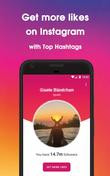 LikesBooster Free - Get More Likes using Hashtags স্ক্রিনশট 0