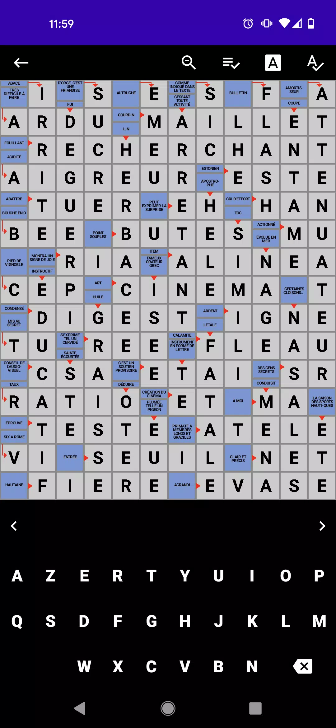 Mots Fléchés Français 스크린샷 1
