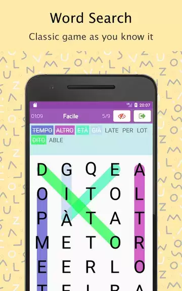 Word Search Italian dictionary應用截圖第0張