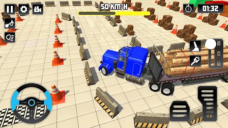 Log Transporter Truck Parking Screenshot 0