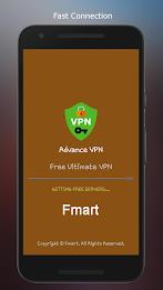 Advance VPN: Fast VPN App Ảnh chụp màn hình 3