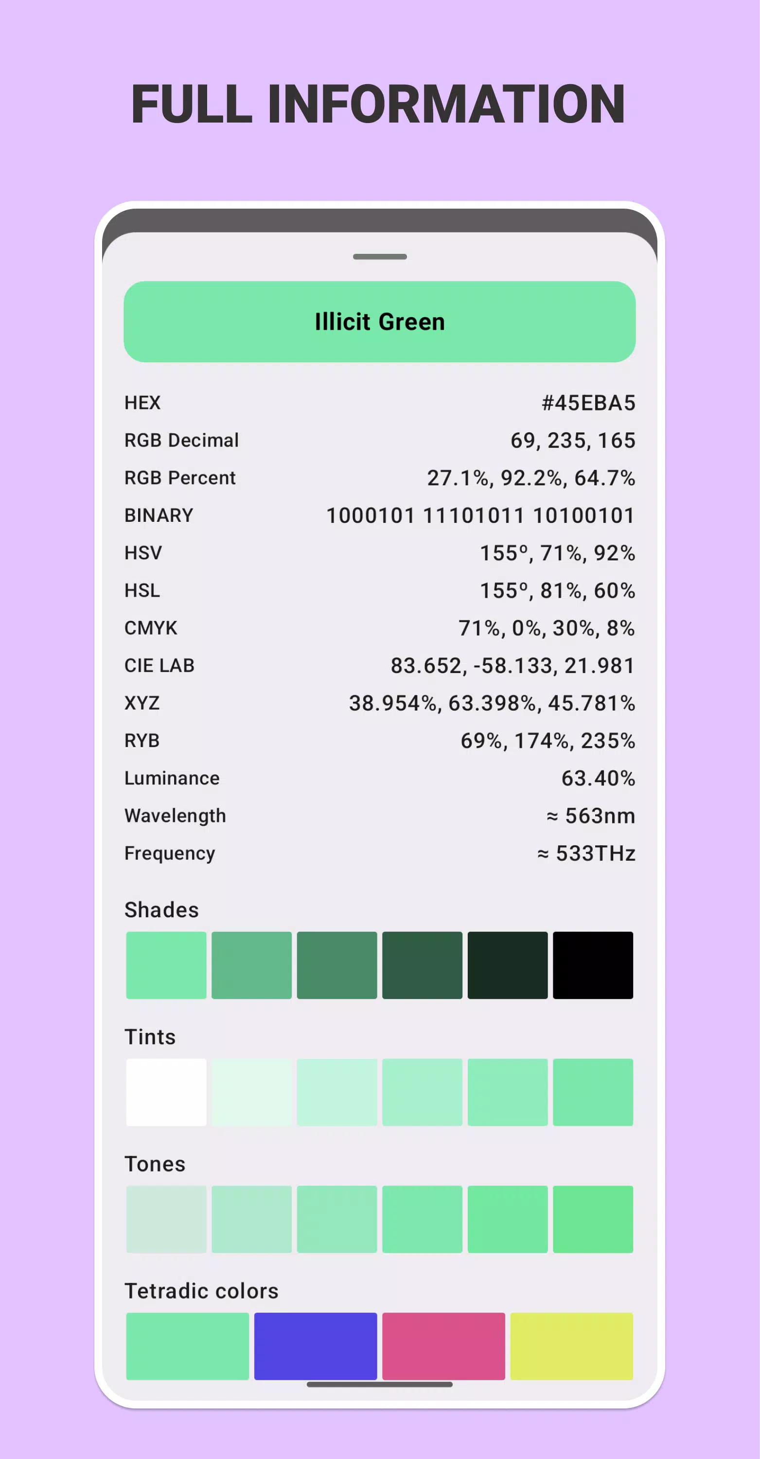Color picker Captura de tela 2