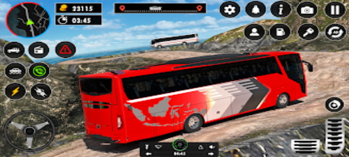 Coach Bus Simulator Offroad 3D 스크린샷 1