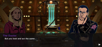 Doctor Who: Split - A Fan Visual Novel ဖန်သားပြင်ဓာတ်ပုံ 2