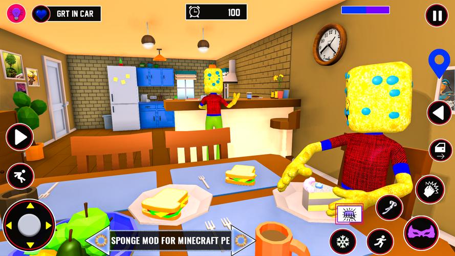 Sponge Boy Adventure Hero Game Скриншот 0