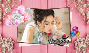 Birthday Photo Frame Greetings Screenshot 2