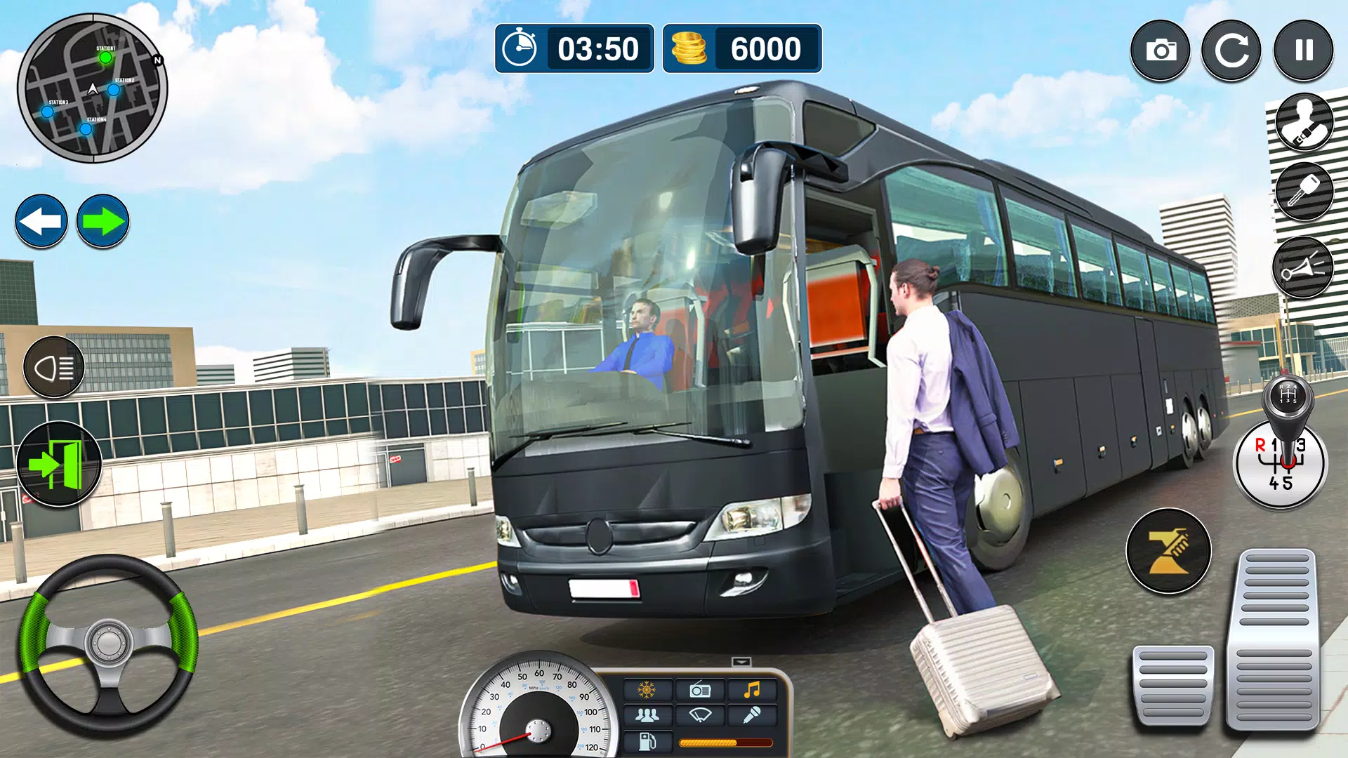 City Bus Steer Challenge Captura de tela 1
