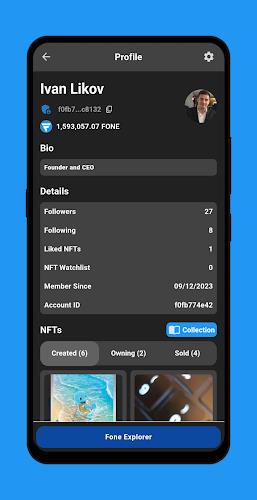 Fone Network AI, Earning, NFTs ภาพหน้าจอ 2