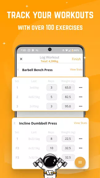 Stronger - Workout Gym Tracker स्क्रीनशॉट 0