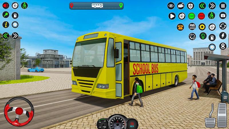 School Bus Driving Games 3D Capture d'écran 3