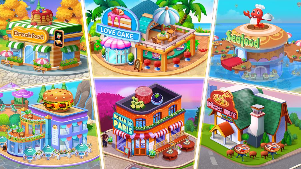 Food Voyage: Fun Cooking Games Captura de pantalla 0