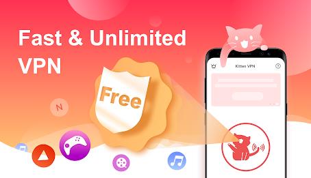 VPN Kitten: Free Unlimited VPN Proxy & Secure WiFi 스크린샷 0