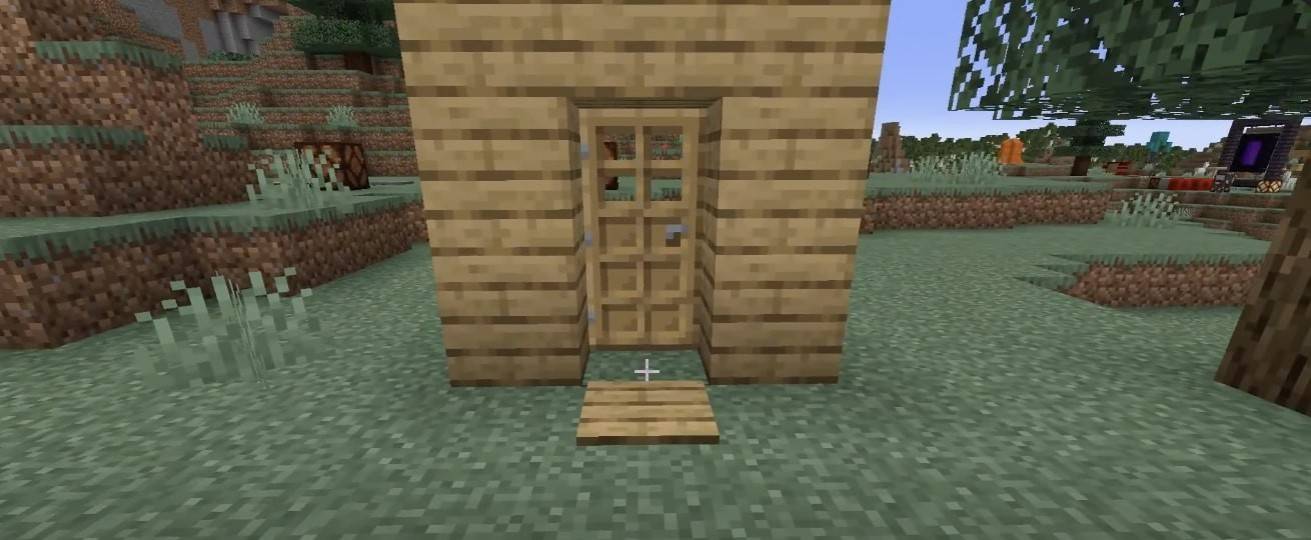 Porte automatique dans Minecraft