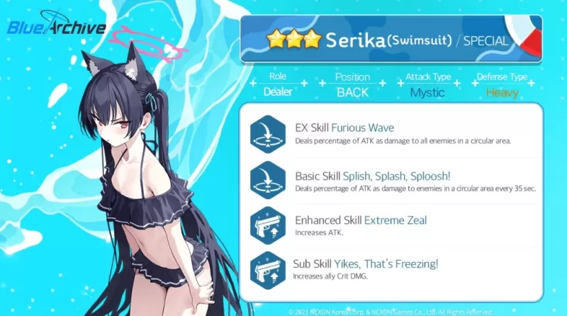 Blue Archive의 Serika : 최적의 빌드 및 전략 가이드