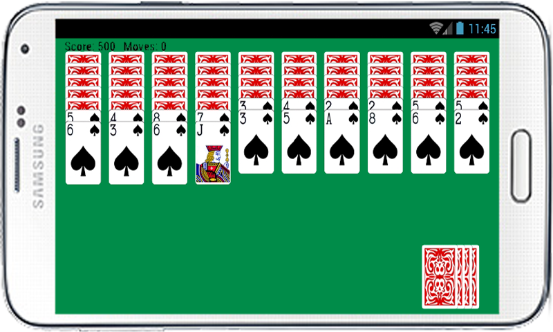 Spider Solitaire Free Game Fun Ảnh chụp màn hình 1